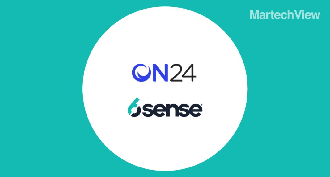 ON24 Integrates with 6sense