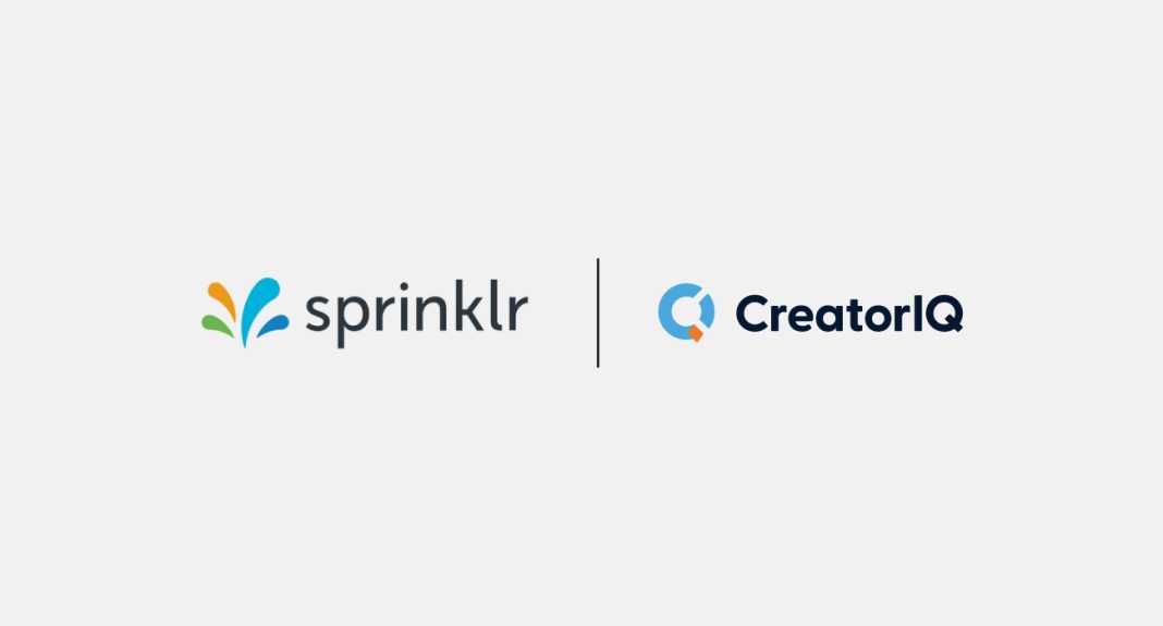 Sprinklr and CreatorIQ Unite Creator and Social Media Data